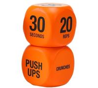 Dados De Ejercicio Físico Dados De Entrenamiento For Hombres 1 Par Juego De Dados De Ejercicio De 6 Caras Accesorios De Gimnasio Portátiles For Hombres Mujeres Sentadillas Push Up(Orange*2)