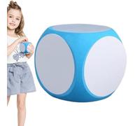 Dados de Espuma Grandes para | Cubo de Pizarra Blanca Borrable para Actividades de Grupo, Juegos de Matemáticas y Lenguaje, Dados Virgen Reutilizables para Profesores, Talleres Educativos y Animati
