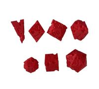 Dados De Juego,7 Piezas Poliédricos Queso Dados Juego - Impresos en 3D Accesorio Interactivo para Juegos de Rol Aprendizaje de Matemáticas Enseñanza Toma de Decisiones - Juegos De Mesa Aula Viajes Noc
