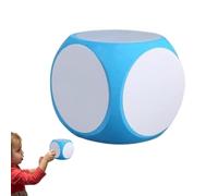 Dados De Juego De Espuma Grandes: Grabables De Borrado En Seco, Juguete De Actividad Interactiva, Recurso De Aprendizaje Colaborativo, Juego Creativo De Bricolaje, Uso Recreativo Y En El Aula