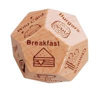 Dados De La Cita, Dados De La Cita, Dios De La Decisión De Comida Divertidos De Madera, Dados De La Cita De 12 Lados Para Parejas, Decide Qué Ver Con Dados De Película, Ideas De Citas Roma