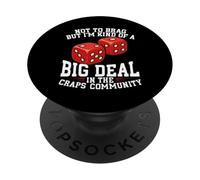 Dados de la Comunidad de Juegos de Azar Big Deal PopSockets PopGrip Adhesivo