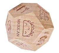 Dados De Madera Para Cita Nocturna - Dados De Decisión De Comida Para Parejas, Juego De Elección De Cena De 12 Caras | Configuración De Relaciones, Apoyo En Cenas Divertidas Para La Toma De Decisiones