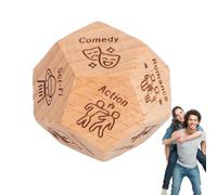 Dados de madera para noche romántica - dados de madera para decisión romántica | Regalo divertido para una velada romántica | Dados para parejas | Regalos de cumpleaños de boda | Saint-