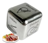 Dados decisivos de comida, para parejas, qué para la cena, juegos de dados para una cita nocturna, dados de decisión | Him Her Date Night Idea Dados de comida Decider de comida diversión para el día