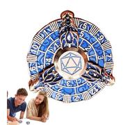 Dados del Metal, Dados únicos, Dados geniales poliédricos únicos, Fidget Toys, Ruleta Spinner, Dados para Juegos de rol, de Metal para Accesorios de Juguetes de Juegos de Mesa