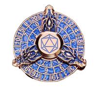 Dados del Metal, Dados únicos, Juegos de de dragón geniales, Ruleta Spinner, Rueda Dentada Retro, de Juego de rol de aleación de Zinc, Juguetes Fidget para Juegos de Mesa