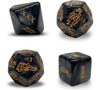 Dados Eróticos para Pareja Targeta - Dados Plsticos Hexaedricos Noche- Regalo Original 6X6J2F3