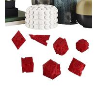 Dados excepcionales | 7 piezas dados en forma de queso | Accesorio interactivo impreso en 3D para juegos de rol aprendizaje matemático enseñanza y toma de decisiones | para fiestas, aula y noches en