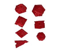 Dados Geniales | 7 Piezas Dados de Queso Rodante | Impresos en 3D Accesorio Interactivo para Juegos de rol Aprendizaje de Matemáticas Enseñanza Toma de Decisiones | Viajes Fiestas Aula Noche