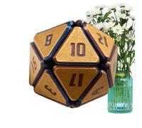 Dados Geniales | Juguetes Sensoriales Anti-Estrés Impresos En 3D - Artículos Sensoriales Antiestrés con Dados rol,para Reuniones En Mesa Coleccionistas Niños Adultos Casa Oficina