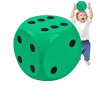 Dados gigantes grandes de 15 cm, dados blandos, cubo grande de juego, aula de enseñanza de matemáticas, tablero de ayuda educativa | Juegos de regalo de cumpleaños Ejercicios de team building Di
