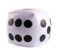 Dados inflables gigantes de 15 pulgadas gigantes cubos inflables grandes juguetes de dados inflables para interior y exterior juego de ludo piscina fiesta favorito