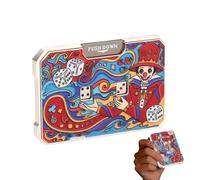 Dados para - Accesorio de Bolsillo sólido, Elemento de Juguete de manipulación antiestrés, Bloque de Resultados aleatorios con Toma Texturizada, Pieza de interacción de Pasatiempos Minimalista