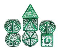 Dados para juego, juego de 7 dados para juego de rol de sociedad, juguete de colores con caja de almacenamiento magnética para profesionales, principiantes, amigos y familiares