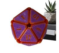 Dados para Juegos De rol - Juguetes De Dados Sensoriales, Juguete Fidget Poliédrico Impreso en 3D | para En Mesa, Mazmorras Y Dragones Coloridos Juegos, Bandeja, RPG, Accesorios De Noche