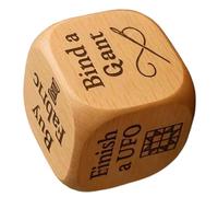 Dados para Lanzar, Dados De Madera 6 Caras para Quilters, Juego De Opciones De Costura, Regalos Divertidos para Madres Diseñadoras Abuelas Amantes Manualidades