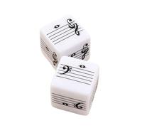 Dados para personal musical Dados de notación para edades de 3 años Dominar notas y partituras de forma interactiva usando métodos de juego creativos Juguete musical