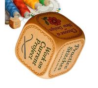 Dados Para Quilting,Dados De Decisión Para Acolchados Hechos A Mano,Accesorios De Costura Grabados Para Clases De Arte Viajes Y Labores | Artistas Bordadores Principiantes Y Entusiastas Del Arte