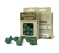 Juego De Rol Pathfinder Kingmaker Set De Dados Paizo Q-Workshop Verde Nuevo