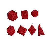 Dados Poliédricos | 7 Piezas Dados para Juego de Tablero de Queso | Accesorio Interactivo Impreso en 3D para Juegos de rol Enseñanza Toma de Decisiones | Noche Familiar Viajes Fiestas Aula