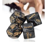 Dados polifacéticos - Estilo de Dados Oscuros - Juegos de Dormitorio, con Actividades diarias