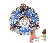 Dados únicos, Moneda de Dados - Juego de Dados poliédricos geniales | Ruleta Spinner, Rueda Dentada Retro, de Juego de rol de aleación de Zinc, Juguetes Fidget para Juegos de Mesa