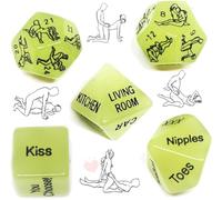 ̣ σ Dados Verdes Que Brillan en la Oscuridad: ¡Ilumina una Divertida Noche de Juegos!