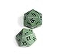 Dados vivid heavy metal d20 dice (2 unidades) cool matcha - ultra p