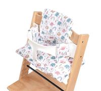 DADOUMAN Cojín de Asiento Extra Acolchado Suave para Silla de Comedor, Resistente al Agua y fácil de Limpiar, para Silla Alta Stokke Tripp Trapp, 18 Pulgadas de Largo x 11 Pulgadas de Ancho, diseño