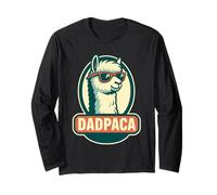 Dadpaca Funny Alpaca Dad, Día del Padre Papá Broma Manga Larga