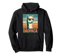 Dadpaca Funny Alpaca Dad Retro Día del Padre Sudadera con Capucha