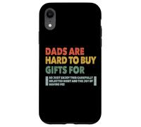 Dads Are Hard To Buy Gifts For Funny Father's Day Design Carcasa para iPhone XR
