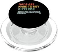 Dads Are Hard To Buy Gifts For Funny Father's Day Design PopSockets PopGrip para MagSafe
