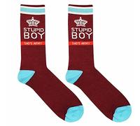 Dad's Army Chico Stupid Boy Socks, Calcetines novedosos y Transpirables para Uso Casual, Regalo Ideal de cumpleaños o Navidad para él, mercancía Multi, Poliéster/algodón, Mixto, M, 180