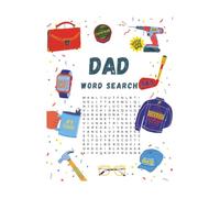 Dad's Search Word Search Puzzle Book: Word Search Puzzles for Dad's | Help Calm the Mind, Relax, and Focus | 6x9 Inches, 110 Pages | 50+ Puzzles | Solutions Included