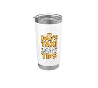 Dad's Taxi Is Now Accepting Tips Vaso térmico de acero inoxidable de doble pared