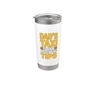 Dad's Taxi Is Now Accepting Tips Vaso térmico de acero inoxidable de doble pared