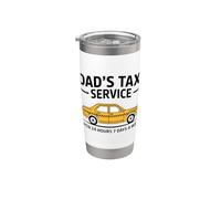 Dad's Taxi Service Open 24 Hours 7 Days A Week Vaso térmico de acero inoxidable de doble pared