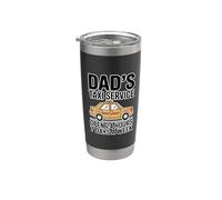 Dad's Taxi Service Open 24 Hours 7 Days A Week Vaso térmico de acero inoxidable de doble pared