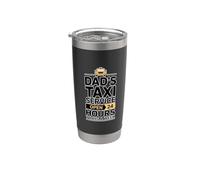 Dad's Taxi Service Open 24 Hours 7 Days A Week Vaso térmico de acero inoxidable de doble pared
