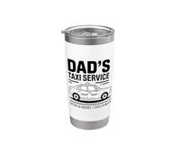 Dad's Taxi Service Open 24 Hours 7 Days A Week Vaso térmico de acero inoxidable de doble pared