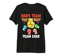 Dad'S Team The Best Team Ever Daddy Funny Fathers Day Dad Camiseta Premium