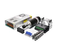 Daedalus Kit de Motor de Husillo Sin Escobillas CNC, 500w, ER16, 48V DC, 12000RPM