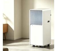DAEFAG Aire Acondicionado Portátil 4-en-1 con Inverter, Frío, Calor, Deshumidificador, Panel Inteligente y Filtro, Ruedas 360° para Hogar, Enchufe UK 3 Pines BS 1363, Q6