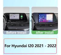 DAEFAG Android 14Car Radio 9Pulgadas Táctil Pantalla paraHyundai I20 2021-2022 5G WiFi 8Core para Coche con Carplay Android AutoNavegación, Bluetooth(8Core TS10 8GB+128GB)