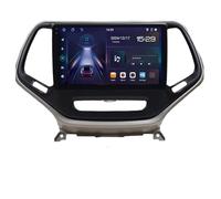 DAEFAG Android 14Car Radio 9Pulgadas Táctil Pantalla paraJEEP Cherokee 5 KL2014-2018 5G WiFi 8Core para Coche con Carplay Android AutoNavegación, Bluetooth(4Core 8227 2GB+32GB)