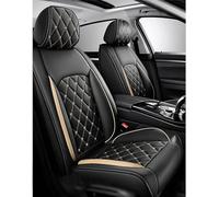 DAEFAG Funda Coche 5 Plazas Protectores Asiento Auto Universales Tejido Impermeable Fundas Asiento Delantero Trasero Compatible Turismo, Oro