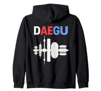 Daegu Skyline Corea del Sur Paisaje Urbano Recuerdo Sudadera con Capucha