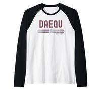 Daegu South Korea | Vacation Travel Camiseta Manga Raglan
